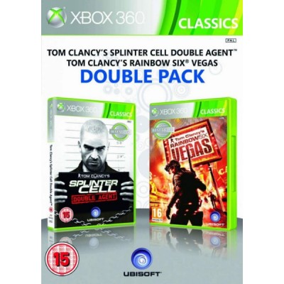 Комплект игр Tom Clancy's - Splinter Cell Double Agent + Rainbow Six Vegas [Xbox 360, английская версия]